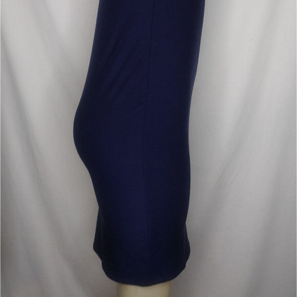 Navy Blue With Stripes Bodycon Dress S - Picture 11 of 15